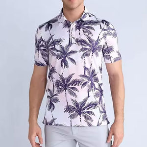 Polo sublimé pour homme coupe ajustée, col rabattu, nouveau style 2026, pour usage extérieur - Product Image 6