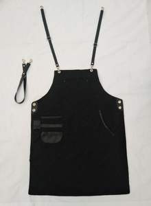 Delantal de cuero de alta calidad, impermeable, para cocina, hogar, tienda de mascotas, barbería, ropa de trabajo, nuevo estilo, el mejor delantal de cuero. - Product Image 3