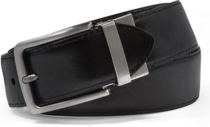 Ceinture en cuir véritable pour homme, de haute qualité, personnalisable, avec boucle automatique en alliage souple, vente en gros internationale - Product Image 4