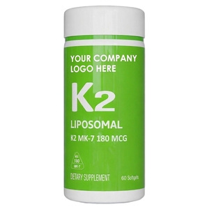 Suministro Directo de Fábrica, Cápsulas de Vitamina K2 MK7 Liposomal, Suplemento Dietético, Marca Privada OEM - Product Image 1