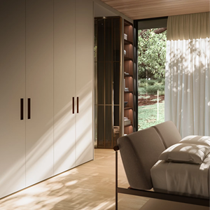 Armoire sur mesure JY Project en MDF, design européen, armoire autoportante, prête à assembler, meubles de chambre à coucher - Product Image 1