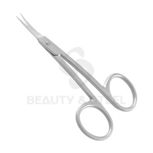 Ciseaux de manucure en acier inoxydable avec lames fines et pointes courbes pour des résultats de qualité professionnelle en salon - Product Image 2