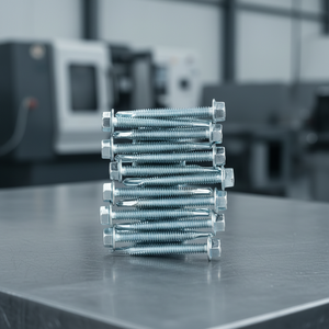 Tornillos Autoperforantes con Cabeza Hexagonal (Métricos/Pulgadas) de Acero al Carbono Clase 8 con Recubrimiento de Zinc Azul/Blanco, Rosca Profunda y Gruesa, Alta Resistencia PDC - Product Image 1