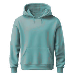 Sweat-shirt à capuche pour homme, hiver, manches longues, tissu respirant, design avec poche, pull-over, couleur unie, écologique, service OEM - Product Image 4