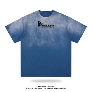 เสื้อยืดซันเฟด เสื้อยืดคอตตอนผู้ชายแบบสั่งทำ คอกลม แขนสั้น พิมพ์ลาย เสื้อยืดฟิตเนส เสื้อยืดเปล่า ผ้าฝ้าย 100% เสื้อยืดระบายอากาศได้ดี - Product Image 2