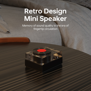 Nhỏ gọn âm thanh không dây máy nghe nhạc 5 Wát đầu ra 360 Stereo xoay đĩa cho máy tính để bàn ký túc xá du lịch ES-T85 - Product Image 3