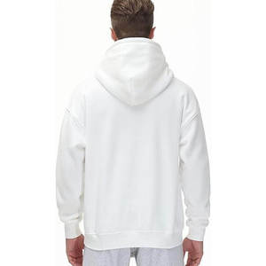 Mens <b>Plain</b> Pullover <b>Hoodie</b> Oversized Hooded Sweatshirt Cotton Fleece Casual Long Sleeve Kangaroo Pocket Streetwear - Product Image 4