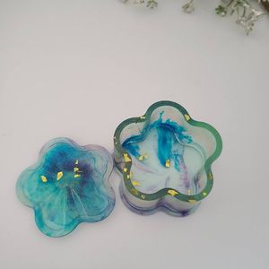 Boîte à bijoux en résine distinctive avec des éléments décoratifs faits à la main, idéale pour les solutions de rangement de bijoux de luxe - Product Image 6