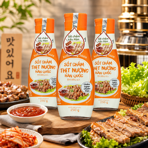 Sauce BBQ coréenne Bulgogi O'Food en gros 250g |   Sauce sucrée et savoureuse pour trempage et marinade de viande grillée |   Prêt à l'emploi - Product Image 1