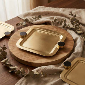 Bandeja de Servir Blanca de Lujo, Ecológica, Duradera y Pulida, para Comida, Fiestas, Reuniones, Hogar Moderno y Hotel - Product Image 3