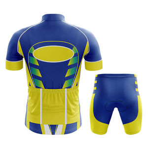 Tenue de cyclisme très demandée pour les équipes, légère, respirante, à manches courtes et col montant, pour hommes. - Product Image 2