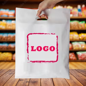High Efficiency Biodegradable Poly Bags HDPE <b>Plastic</b> <b>Packaging</b> with Drawstring Custom Logo Waterproof Durable Factory Supply - Product Image 1