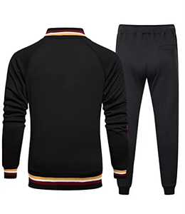 Custom Men's XL Plus Size Winter Tracksuit <b>Sets</b> Windproof Quick-Dry Reversible Football Fleece SweatSuit Logo Printed Breathable - Product Image 3