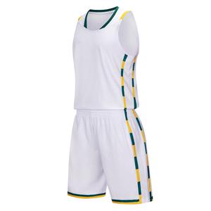 Conjunto de Camiseta y Pantalones Cortos de Baloncesto Personalizados al por Mayor, Diseño Sublimado Colorido, Secado Rápido, Transpirable, Uniforme Deportivo para Equipos - Product Image 2