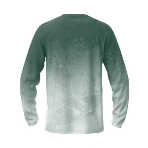 Camiseta de Manga Larga con Cuello en V para Hombre, Sublimada, de Alta Calidad, 100% Poliéster, 220 g/m², Transpirable, Ecológica, Informal, Personalizable - Product Image 1