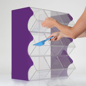 2025 hiện đại hấp dẫn siêu thị kẹo số lượng lớn cửa hàng thực phẩm hiển thị trường hợp tầng thường vụ vỏ sò lưu trữ hộp <span class=keywords><strong>Acrylic</strong></span> - Product Image 5