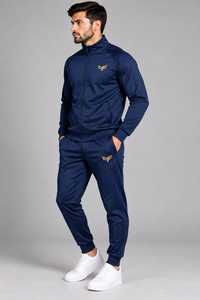 Ensemble de survêtement pour homme Hoserz International Winter Solid, en polaire respirant 280g, avec poches latérales, personnalisable, fabricant OEM. - Product Image 2