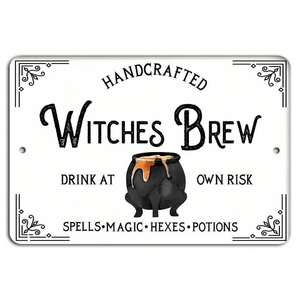 CIFbuy Insegna da Parete in Metallo Vintage per Decorazioni di Halloween, TikTok per Servizio di Ritiro Temu, Decorazione di Halloween - Product Image 2