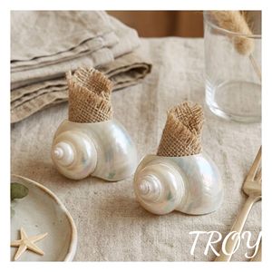 Anneaux de serviette personnalisés en coquillages pour les marques hôtelières, les fournisseurs de mariage et les grossistes en articles de table décoratifs pour la mise en scène de tables - Product Image 6