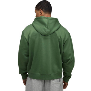 Heavyweight Cotton Fleece Zip Hoodie Men Oversized Blank Hoodies for Men Streetwear Customized OEM Factory Direct Supply - Product Image 4