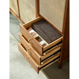 Armario simple tejido de ratán - Product Image 5