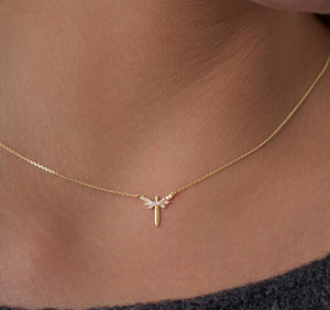 จี้เพชรเม็ดเดี่ยวทรงวินเทจชุบทอง 14KT เพชรเพาะเลี้ยงในห้องปฏิบัติการ พร้อมสร้อยคอสำหรับผู้หญิง รับรองโดย IGI ของขวัญแต่งงาน เครื่องประดับ - Product Image 5