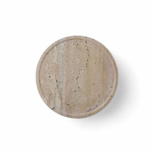 Luxury Beige Travertine Coaster Set For Modern Home Decor Dining <b>Table</b> Office Desk And Kitchen Accessories - Product Image 1
