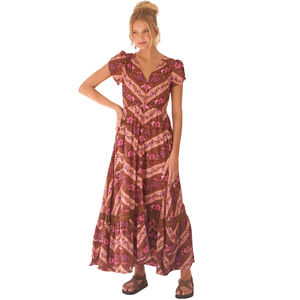 Vestido Maxi Casual de Verano con Cintura Imperio para Mujer - Product Image 1