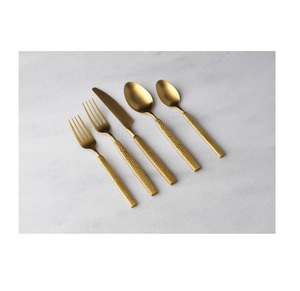 Juego de Cubiertos de Acero Inoxidable de Primera Calidad, Ecológico, con Acabado en Tonos Cálidos, Atractivo Atemporal que Garantiza una Durabilidad Elegante - Product Image 6