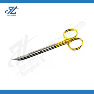 Ciseaux dentaires TC en acier inoxydable et carbure de tungstène, instruments chirurgicaux professionnels manuels, poignée ergonomique, personnalisables pour usage dentaire - Product Image 5