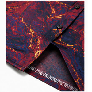 Camisa Elegante con Estampado para Hombre, Camisa de Diseñador con Costuras Premium y Construcción de Mezcla de Algodón de Alta Calidad - Product Image 5