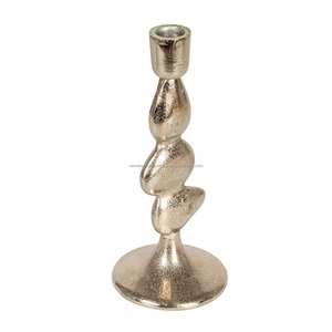 Cast Aluminum Stacked Taper Candle Holder - Product Image 3