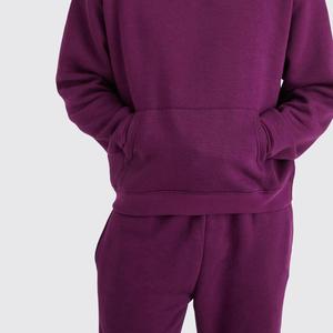 Custom Mens Tracksuit Oversized Hoodie Set Print Logo Blank Plus Size Men's Hoodie Unisex 100% Cotton Jogging Sweatsuit for Men - Product Image 4