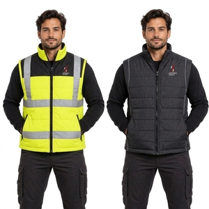 Chaleco de Seguridad para Hombre, Alta Visibilidad, Reflectante, Tejido Resistente, Ajuste Cómodo, Ligero, Tela Utilitaria - Product Image 5