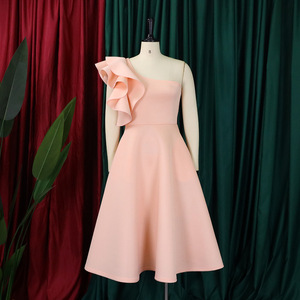 Vestido de Fiesta Elegante y Sexy de un Solo Hombro para Mujer, Vestido de Noche para Boda - Product Image 6