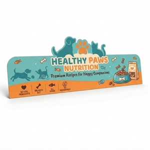 PVC BPA Free Convenient Supermarket Shelf Talker Retail Advertising Promotional Display Card Point of <b>Sale</b> Product <b>Sign</b> - Product Image 3