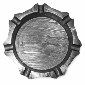 Cenicero de Acero de Damasco Hecho a Mano con Diseño Único, Moderno y Minimalista, Accesorio para Fumar de Escritorio, Regalo - Product Image 5