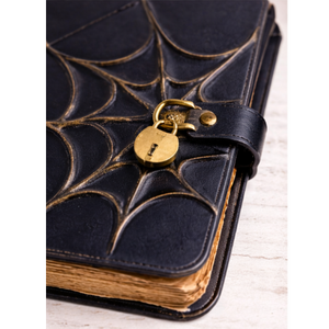 Hardcover Classic Genuine Leather Handmade Spider Comrade Blank <b>Witches</b> Spell Book Grimoire Shadows Personalized Graduation - Product Image 6