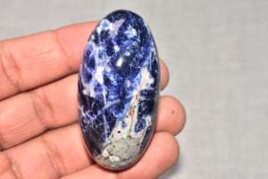 หินโซดาไลต์ ชิวา ลิงกัม สำหรับการบำบัดด้วยเรกิ การทำสมาธิ พลังงาน ตกแต่งทางจิตวิญญาณ คริสตัลธรรมชาติจากผู้จัดจำหน่าย - Product Image 4