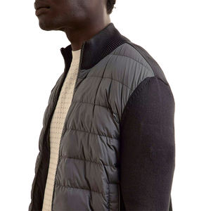 Chaqueta Cárdigan de Invierno para Hombre, Nueva Colección, Cálida y Gruesa, Corte Ajustado, Cuello Alto, Logotipo Frontal, Resistente al Viento, Transpirable, Estilo Urbano - Product Image 4