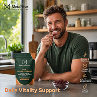 Complément alimentaire de marque privée Premium 10-en-1 : Bonbons gélifiés au Shilajit et Ashwagandha, riches en acide fulvique, oligo-éléments, antioxydants et énergisants