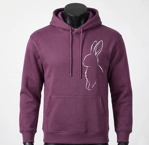 Sweat-shirt à capuche surdimensionné de qualité supérieure, 100% coton, streetwear, fabrication de vêtements OEM - Product Image 2