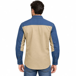 Camisa de trabajo ignífuga de alta resistencia, modelo 2027, para soldadura, construcción e industria. - Product Image 3
