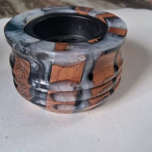 Quemador de incienso de madera y resina, ecológico, de madera de pino, para regalo de boda, quemador de incienso indio, venta al por mayor - Product Image 1