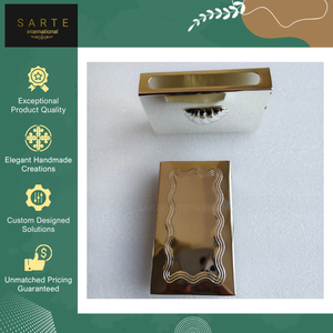 High Quality Modern Silver/Gold Finish Eco-Friendly Durable Recyclable Handmade Brass Water Resistant Customizable Safety - Product Image 4