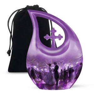 Urna para adultos de cremación de lágrima de tortuga marina hermosa de la mejor calidad para cenizas humanas con bolsa de terciopelo gratis - Product Image 6