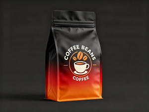 Sacs d'emballage pour café imprimés sur mesure, à 8 soudures latérales, de qualité alimentaire, étanches à l'humidité, avec valve, pour grains de café torréfiés - Product Image 3