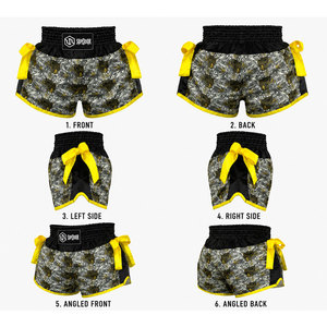 Pantalones Cortos de Muay Thai Personalizados de Primera Calidad para Entrenamiento y Competición, Pantalones Cortos de Boxeo Muay Thai Sublimados, Fabricante OEM - Product Image 6