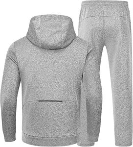 Trend Custom Puff Print Men Hooded Sweatsuit Heavy Weight Thick Winter <b>Fleece</b> <b>Jogger</b> Set - Product Image 6