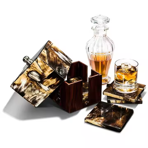 Classic Buffalo Horn <b>Coasters</b> for <b>Tea</b> <b>Coaster</b> Coffee Service-Eco-Friendly Custom Diameter Bulk Selling - Product Image 6